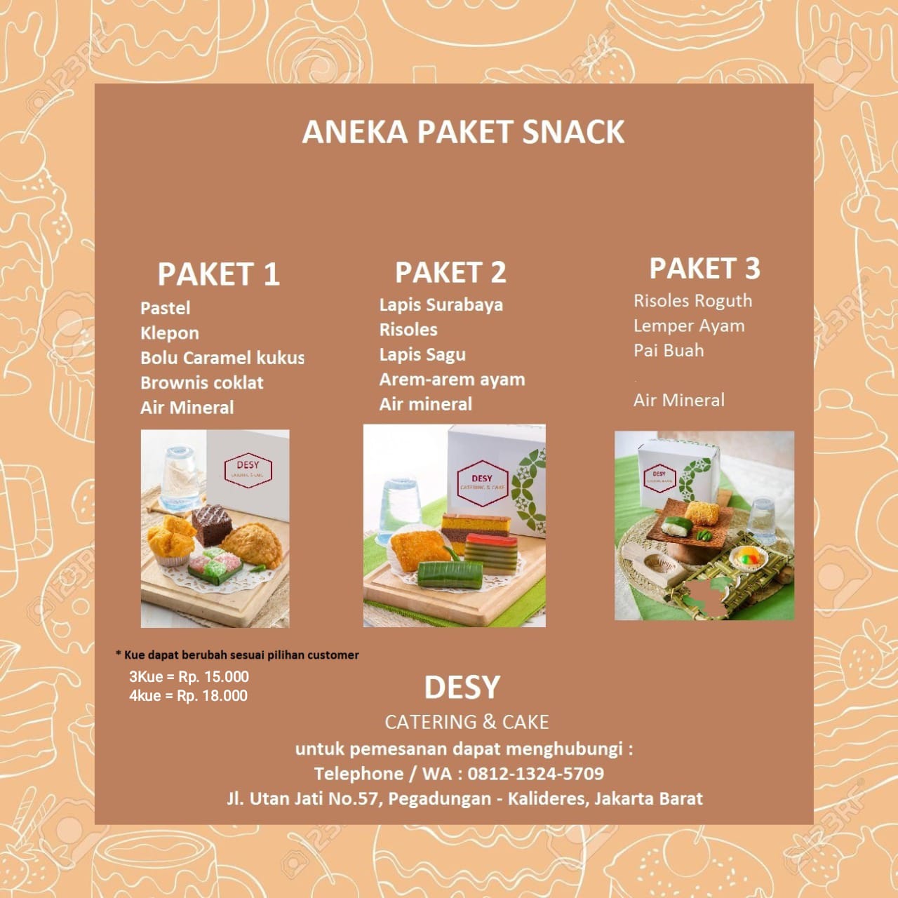 PAKET  3 SNACK BOX