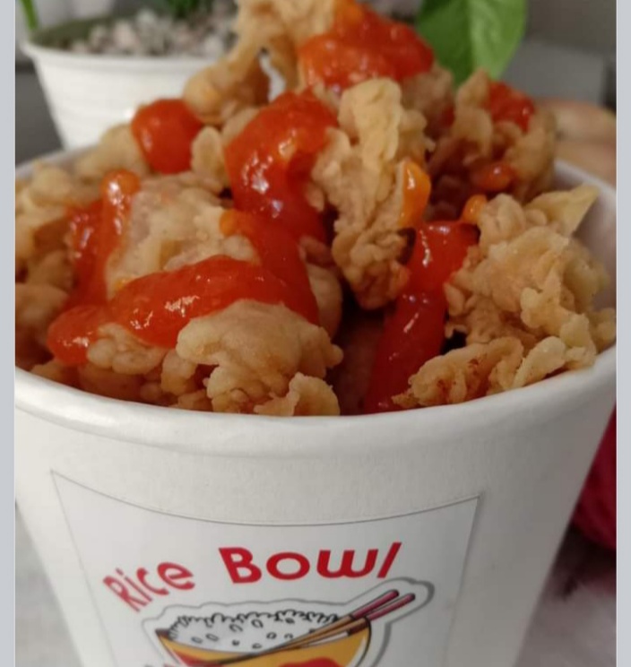 Rice Bowl Ayam Saus Asam Manis