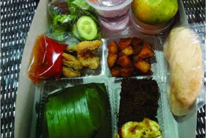 Nasi rendang Dapur lestari