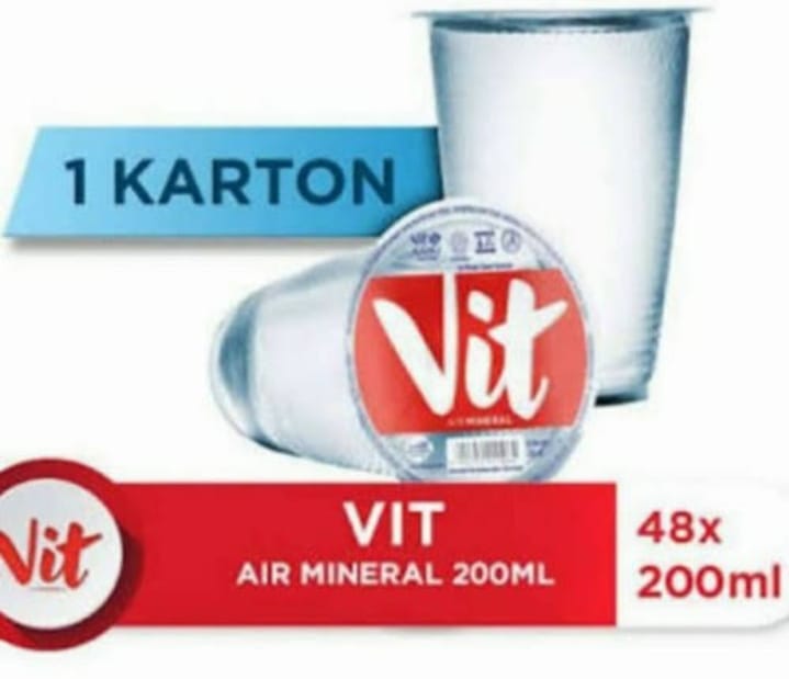 Air mineral gelas Vit 200ml
