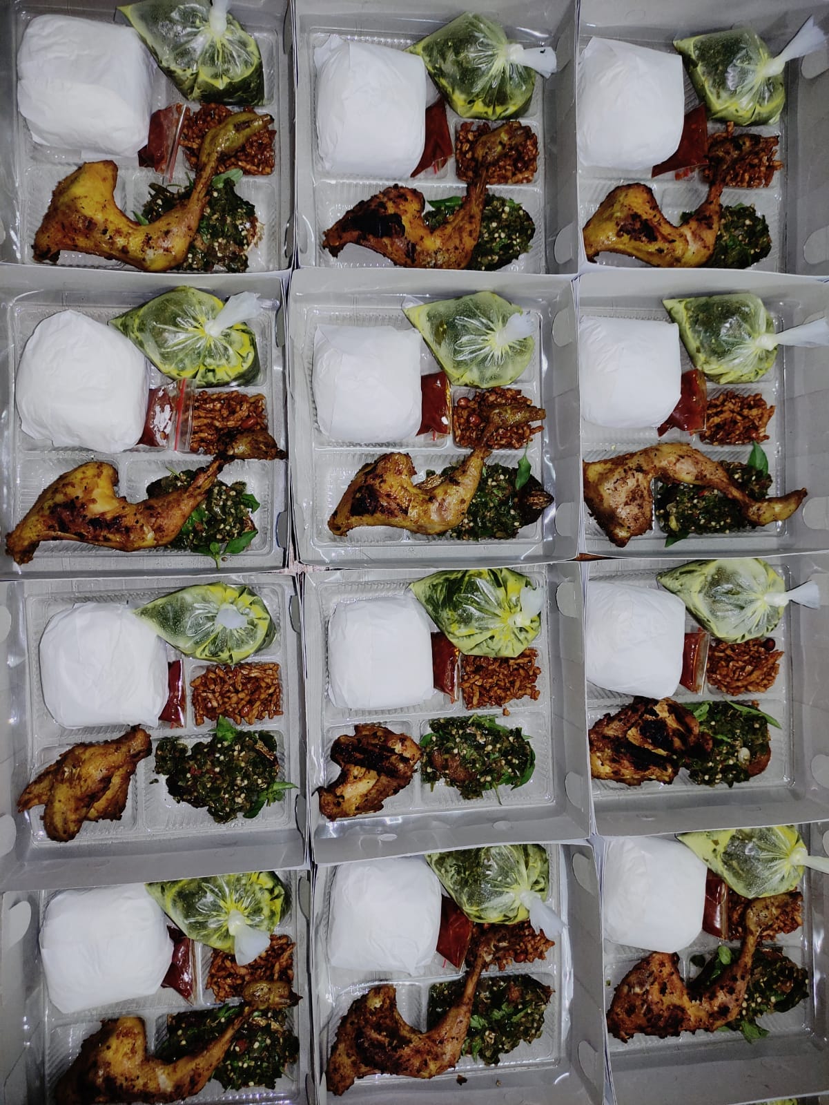 Sanny Culinary Nasi Box 4 ( Ayam Panggang Kalasan &amp; Ikan Cabai Hijau)