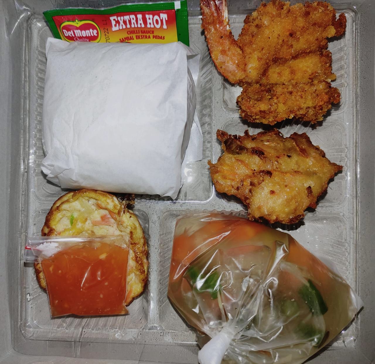 Sanny Culinary Nasi Box 5 (Udang Goreng Tepung &amp; Fuyunghai)