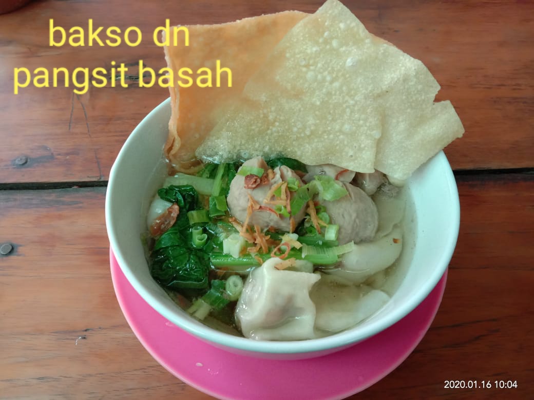 Bakso Pangsit Basah
