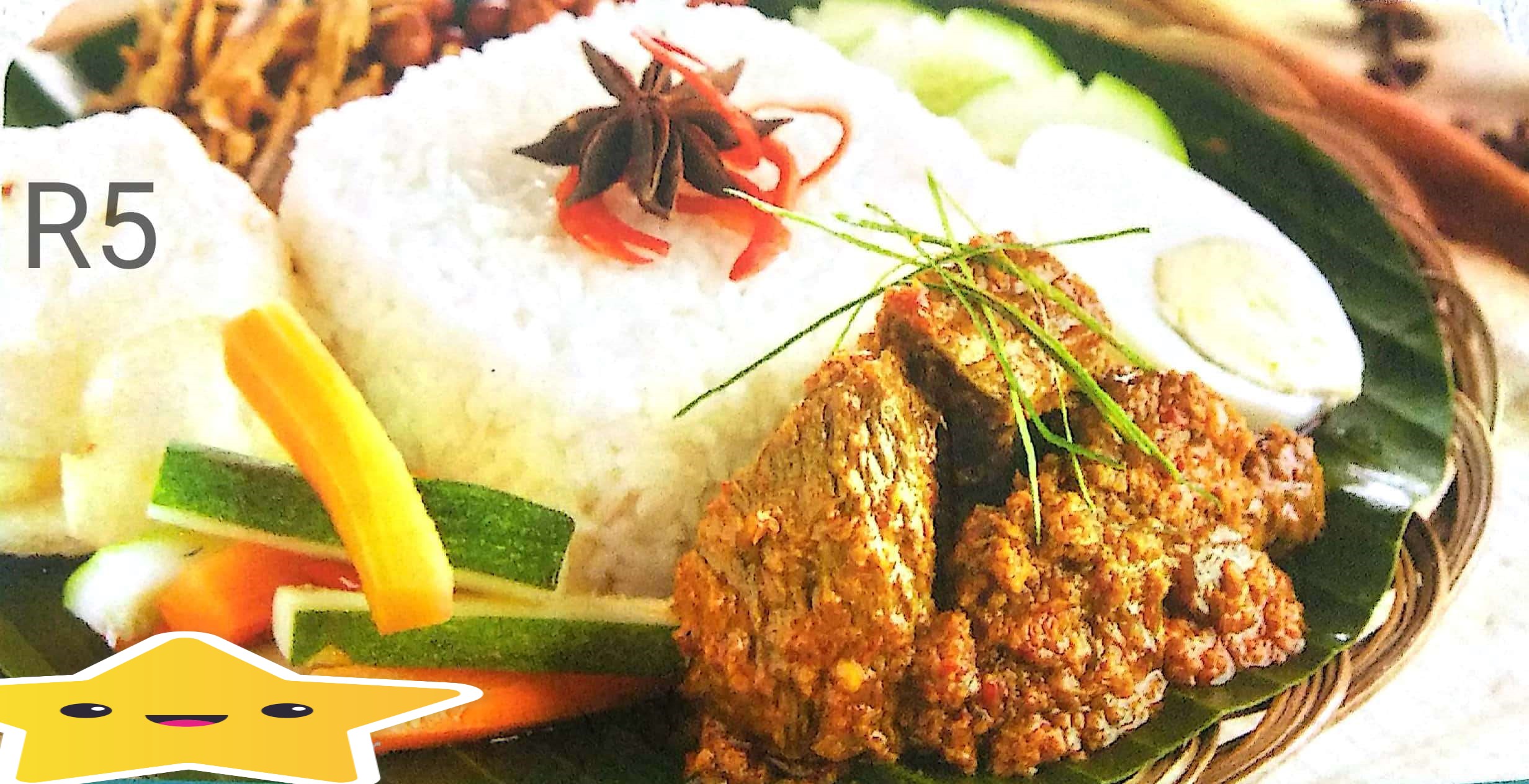 Nasi Lemak Daging Rendang