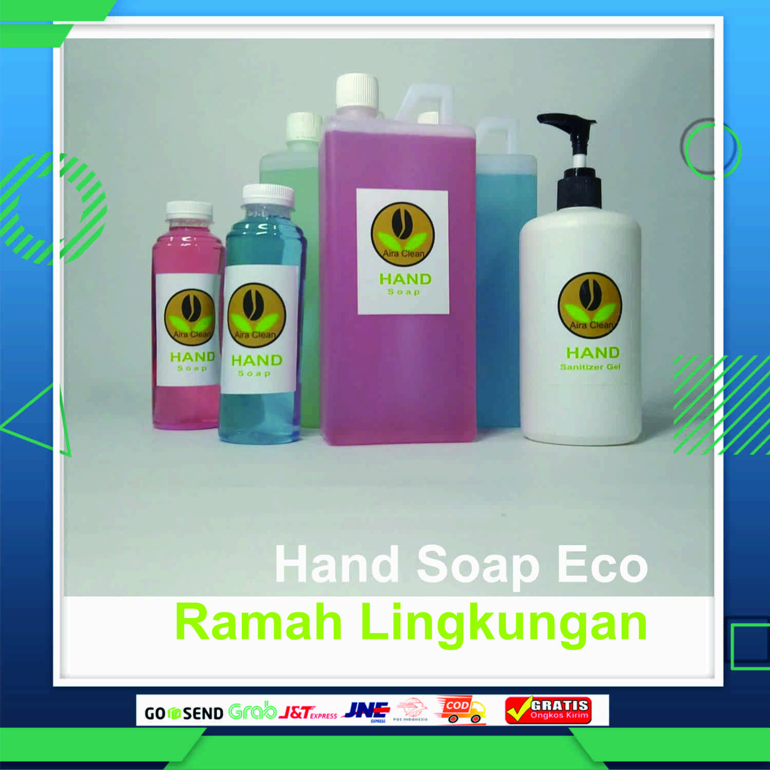 Hand Soap sabun cuci tangan wangi aman buat anak Eco Ramah Lingkungan