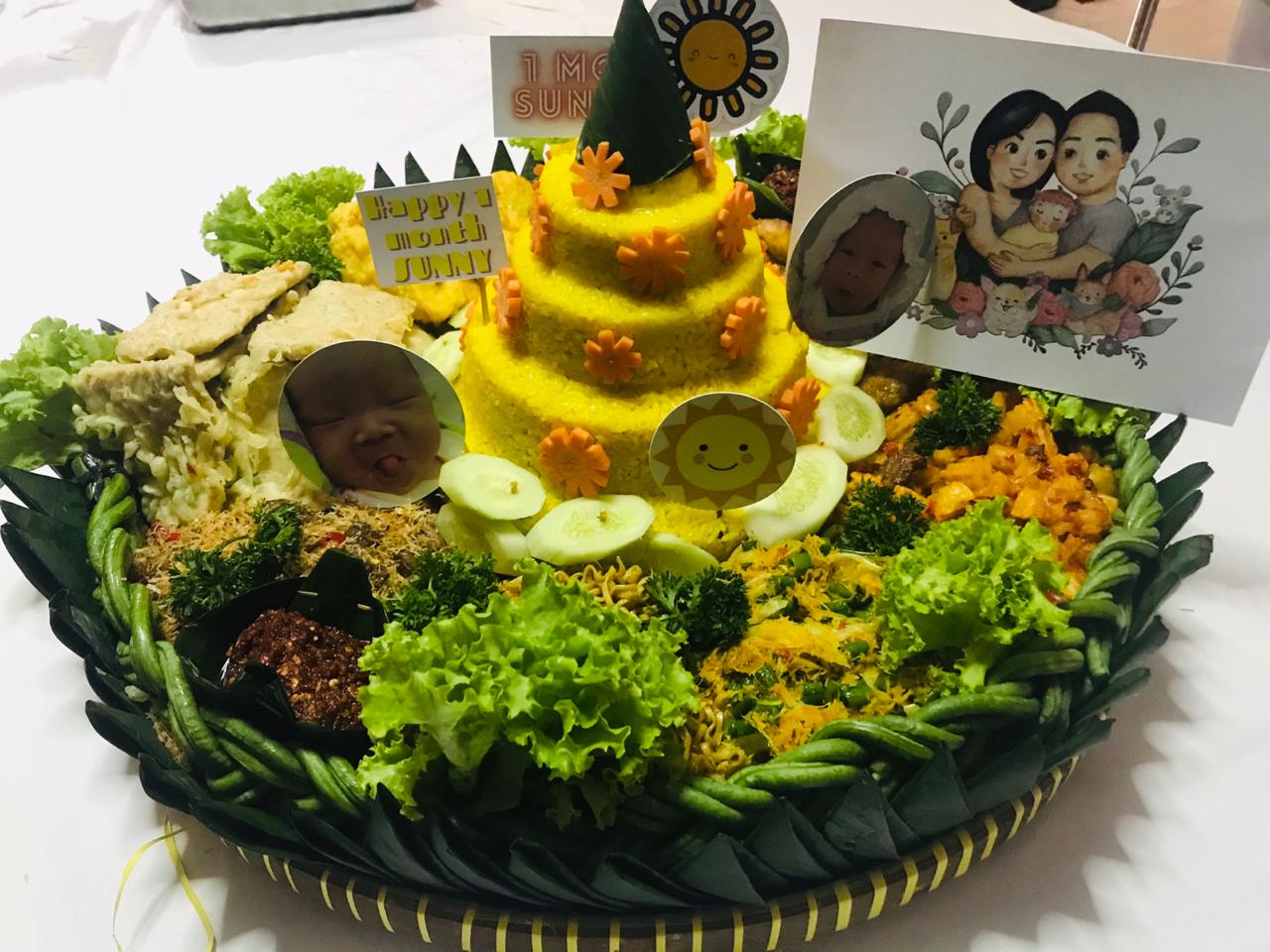 TUMPENG 30 PAX MUSTAFA LENGKAP