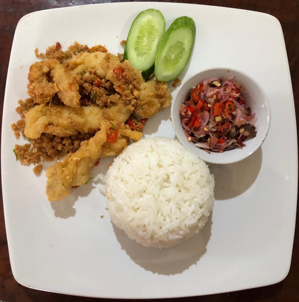 Ayam Kepompong Telur Asin Sambal Matah1