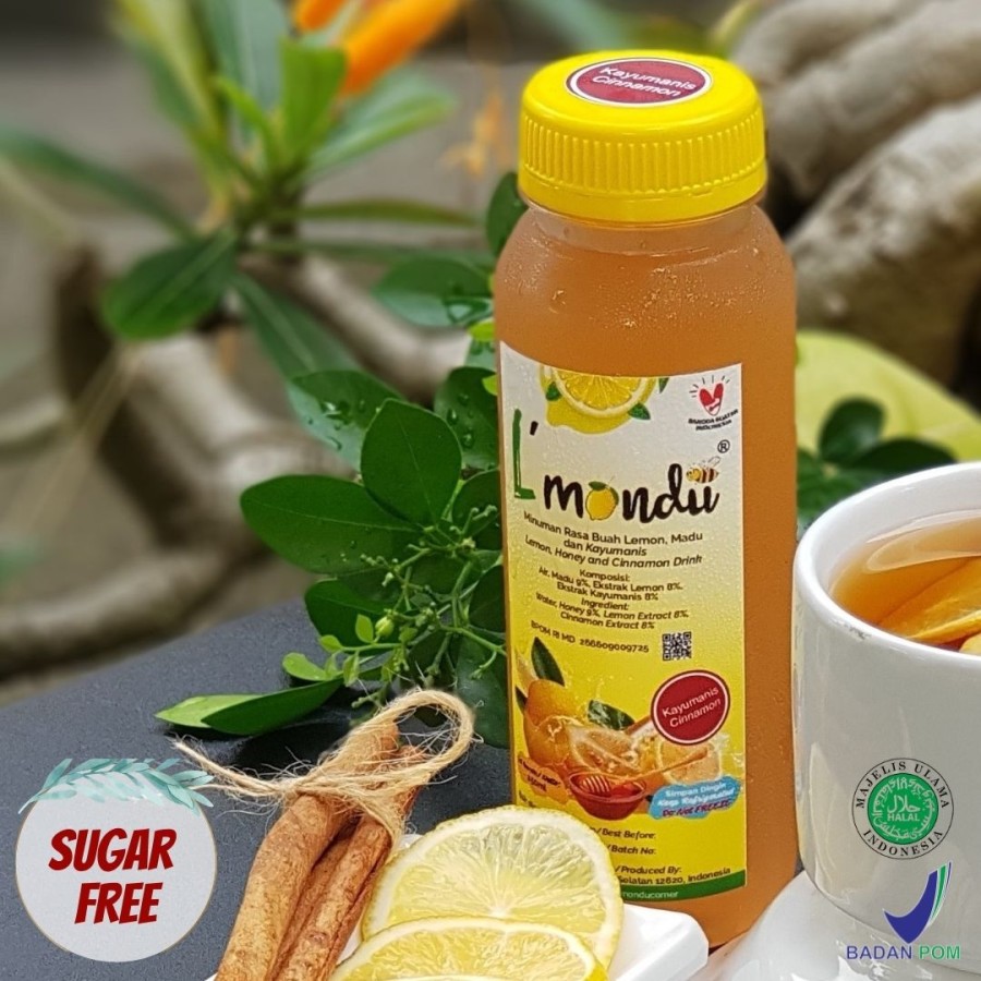 Minuman Lemon Madu Lemondu Rasa Kayumanis 250 ml