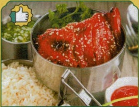 PAKET 9 NASI BOX-Honey Chicken Hainan