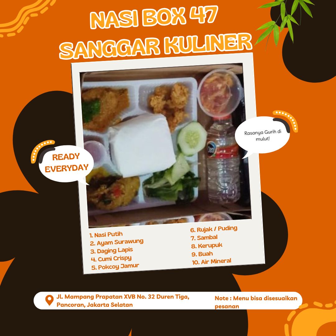 Nasi Box 47 Sanggar Kuliner Betawi