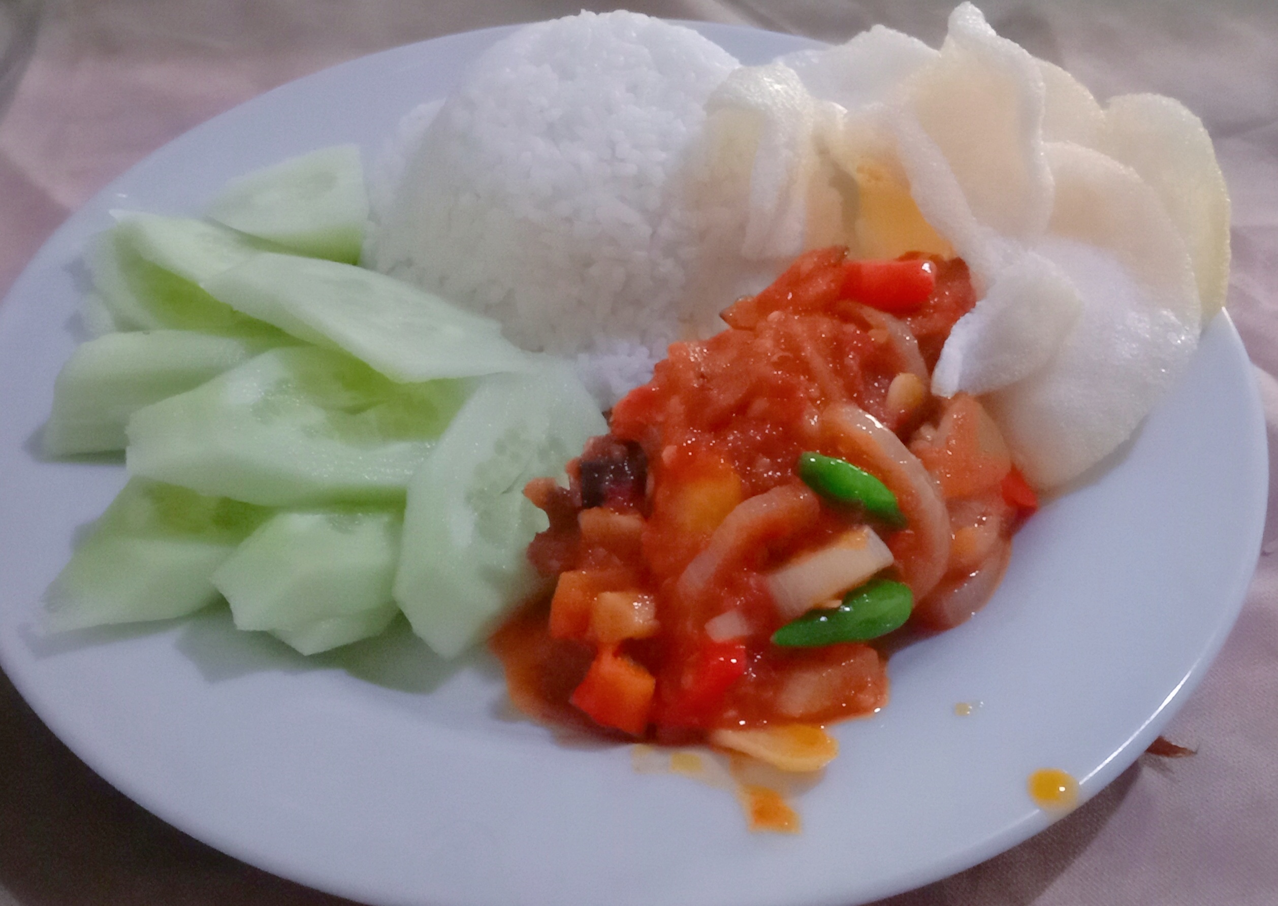 Nasi box komplit