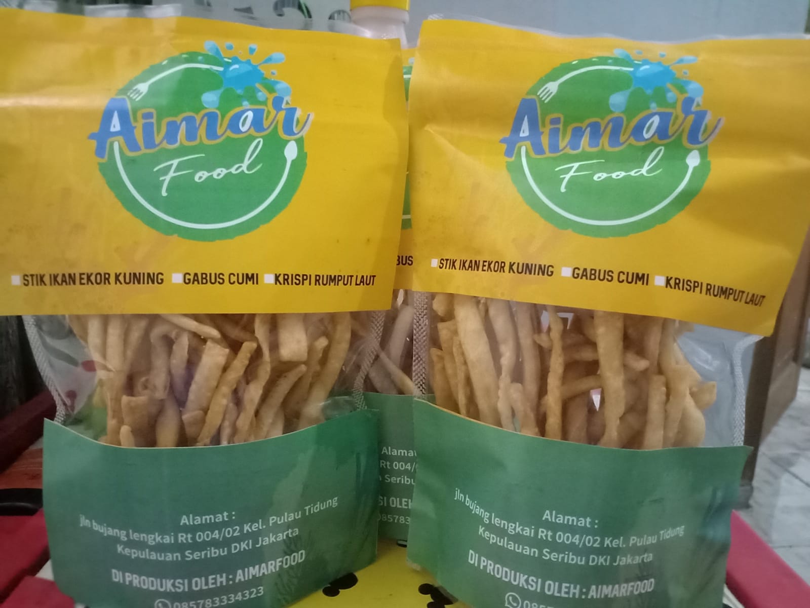 Aimar Food Stiek Ikan Ekor Kuning