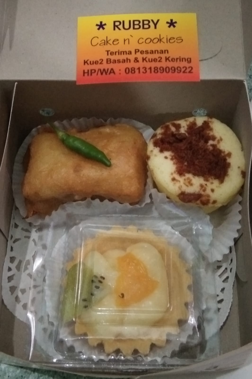 Snack box paket C (Rubby Cake N'Cookies)