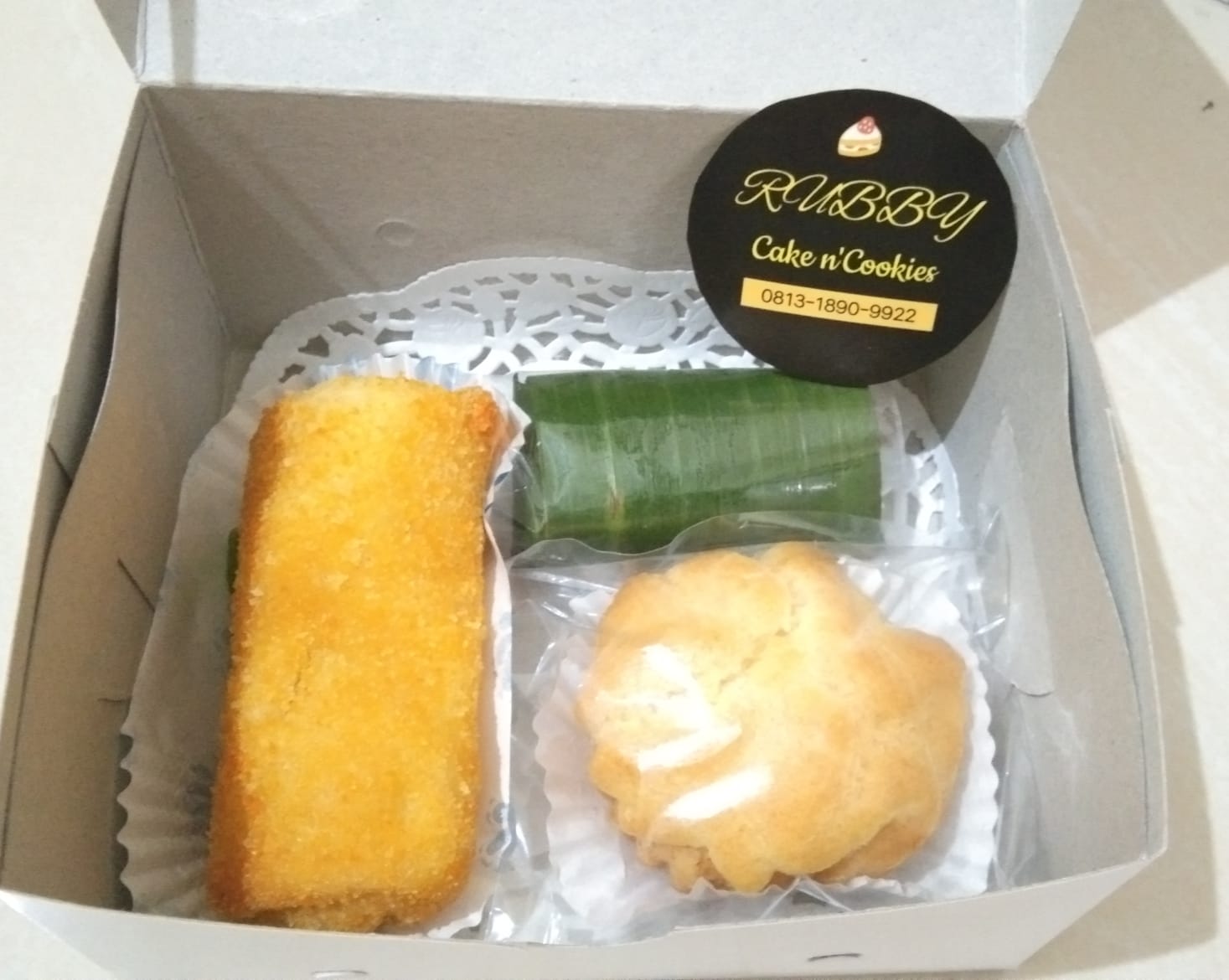 Snack box paket D (Rubby Cake N' Cookies)