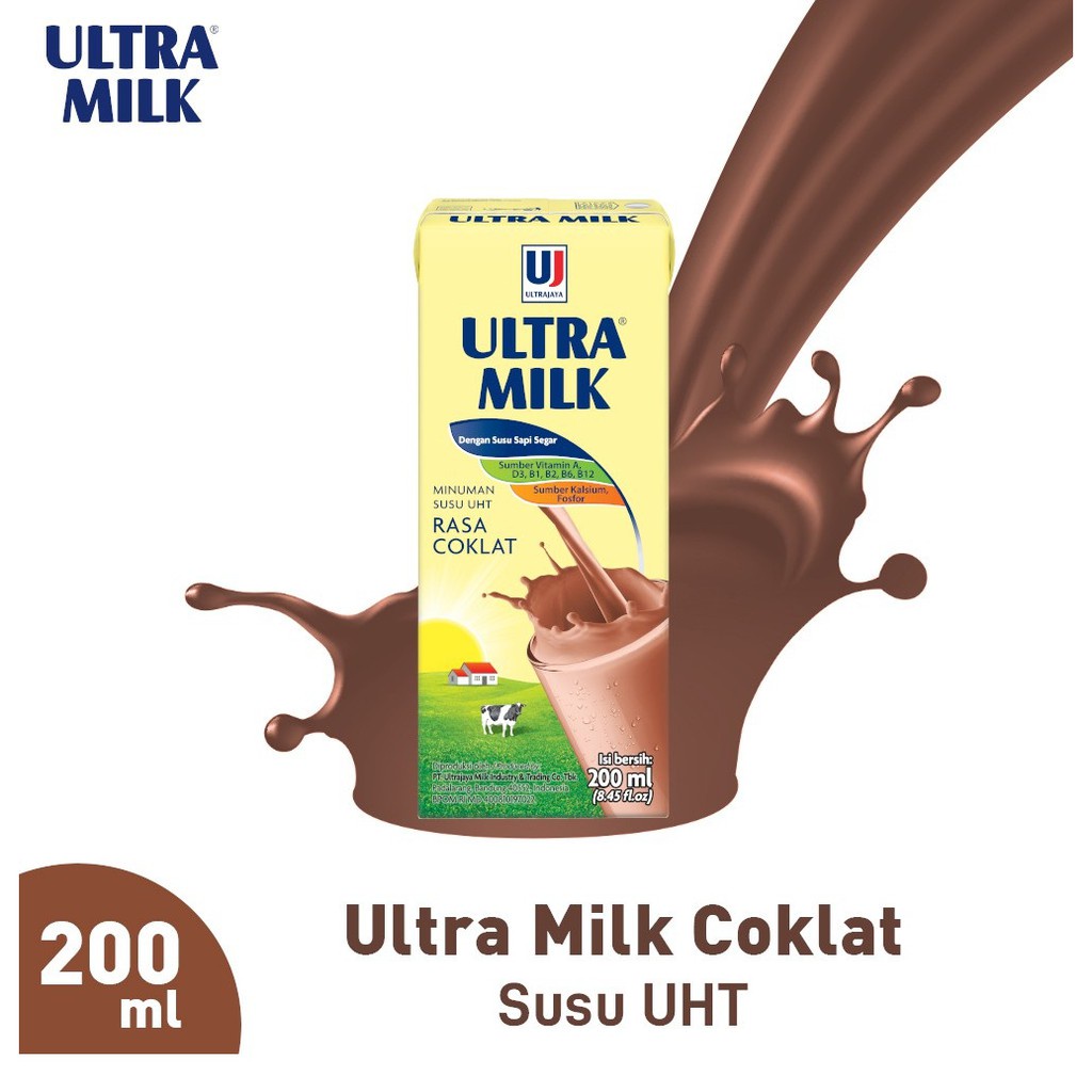 Ultra milk coklat 200ml
