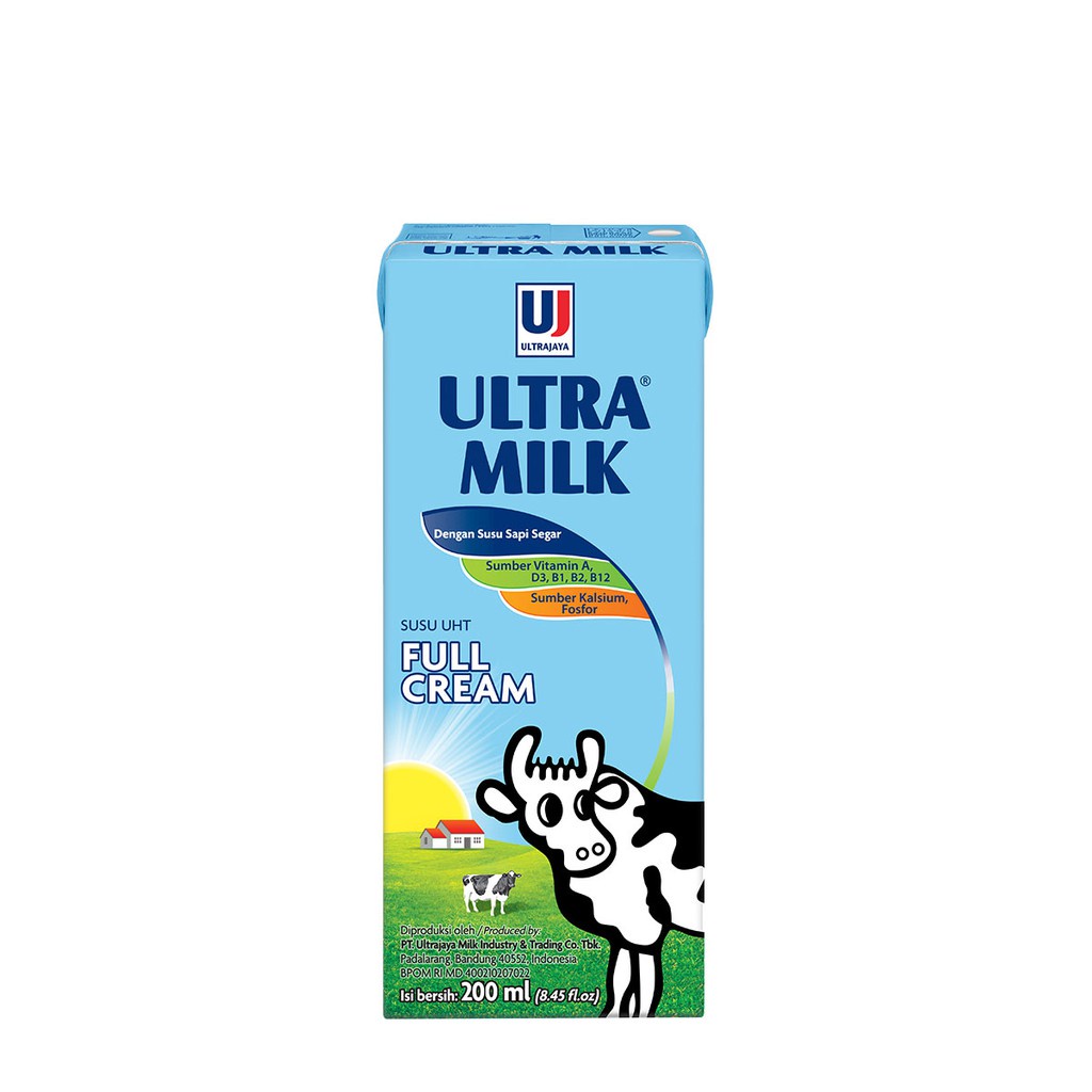 Ultra milk full cream 200ml
