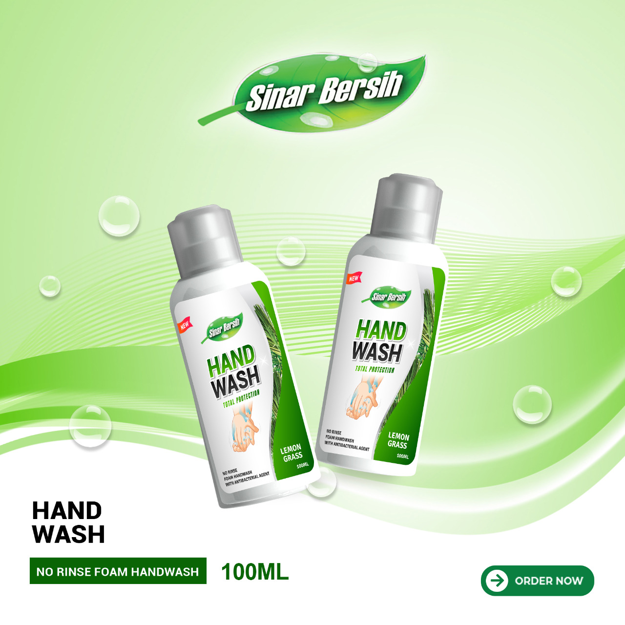 Sabun Cuci Tangan Tanpa Bilas 100ml