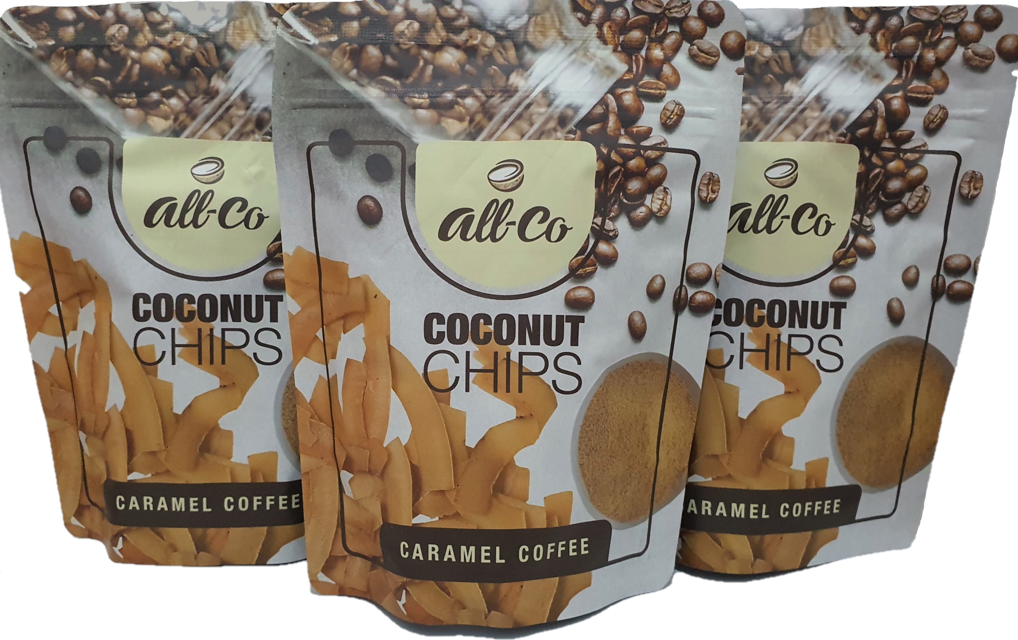 Keripik Kelapa all-co Caramel Coffee