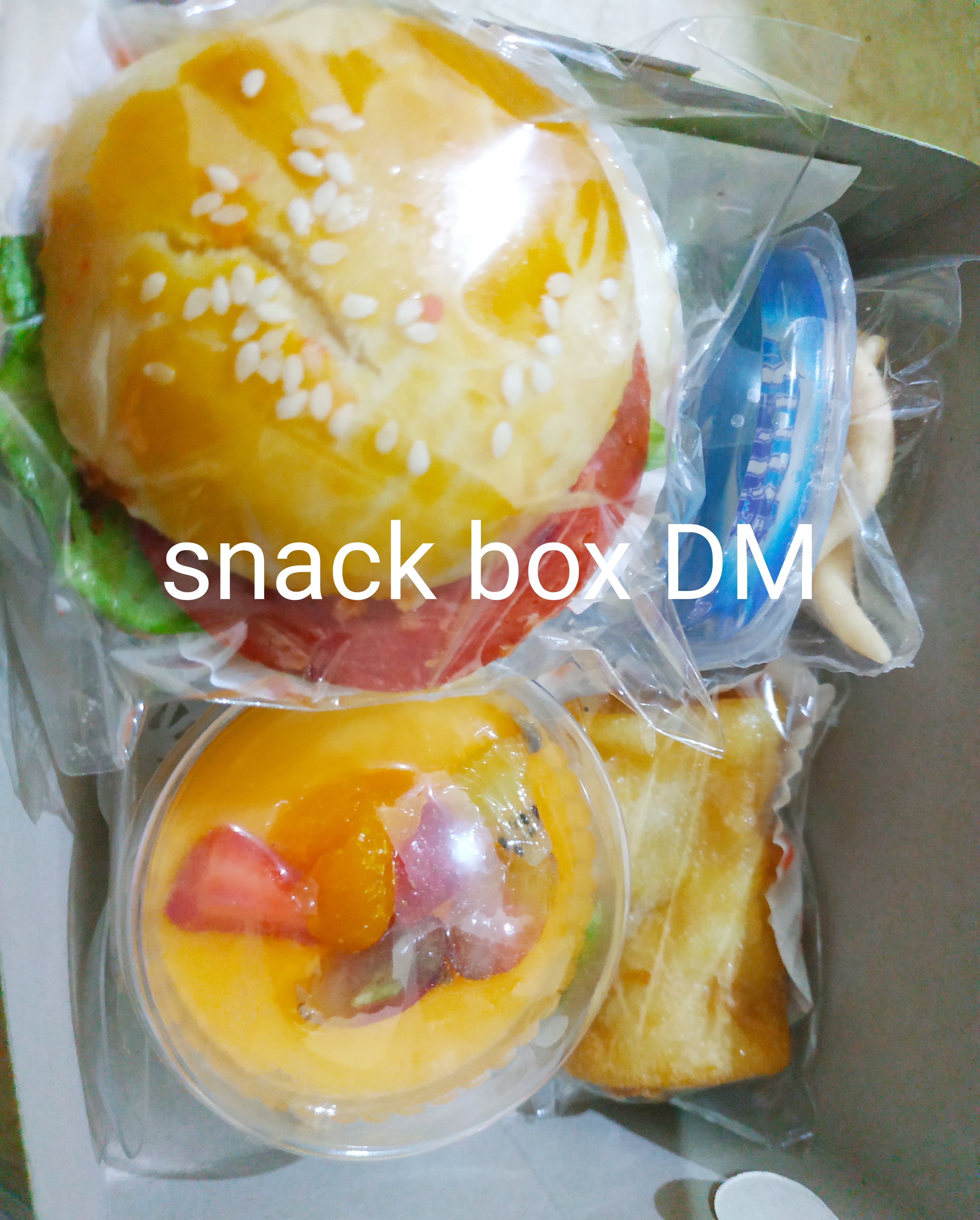 Snack box pudding sutra buah
