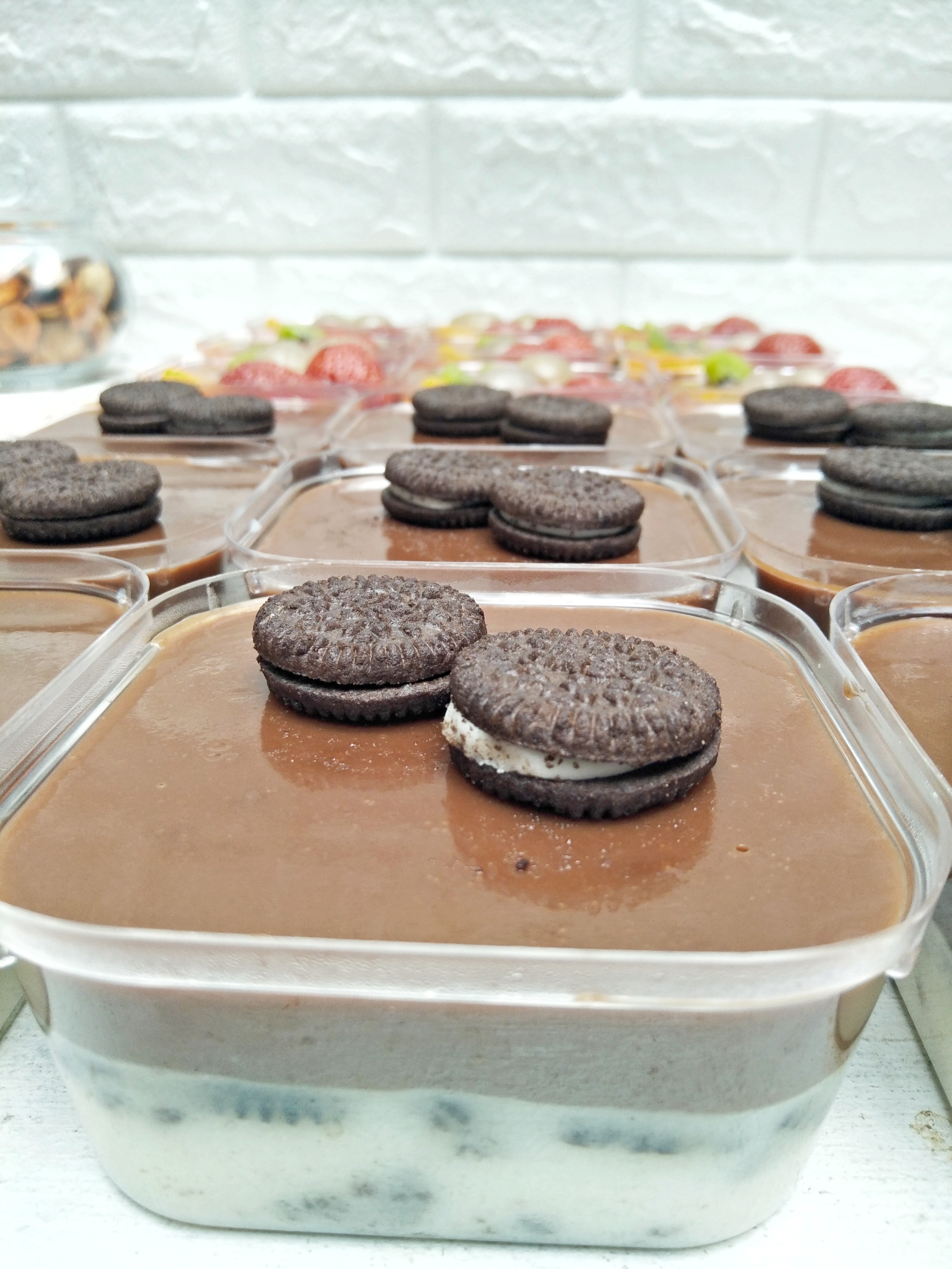 Puding Oreo Coklat Cup