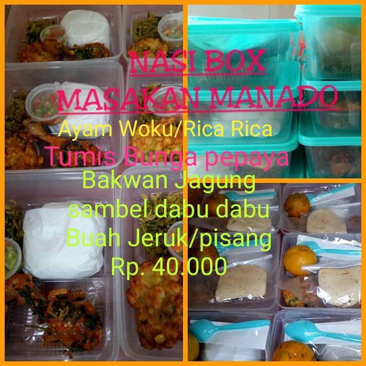 Nasi Box Masakan Manado