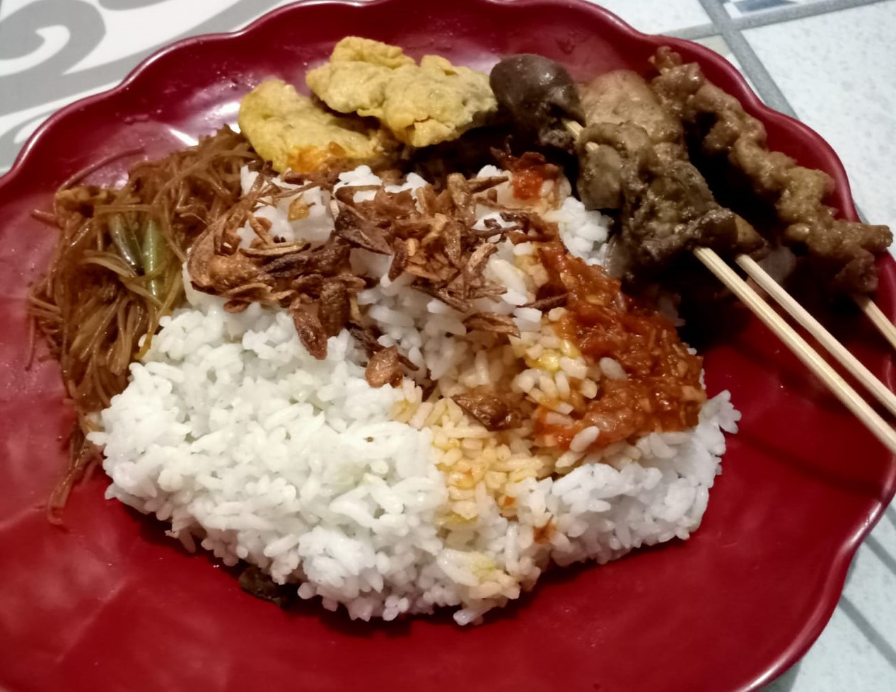 Nasi uduk Angkringan