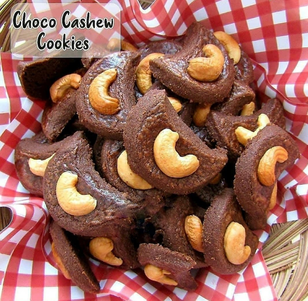 Choco Cashew Cookies