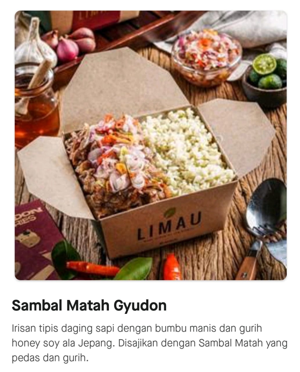 Jumbo - Sambal Matah Gyudon