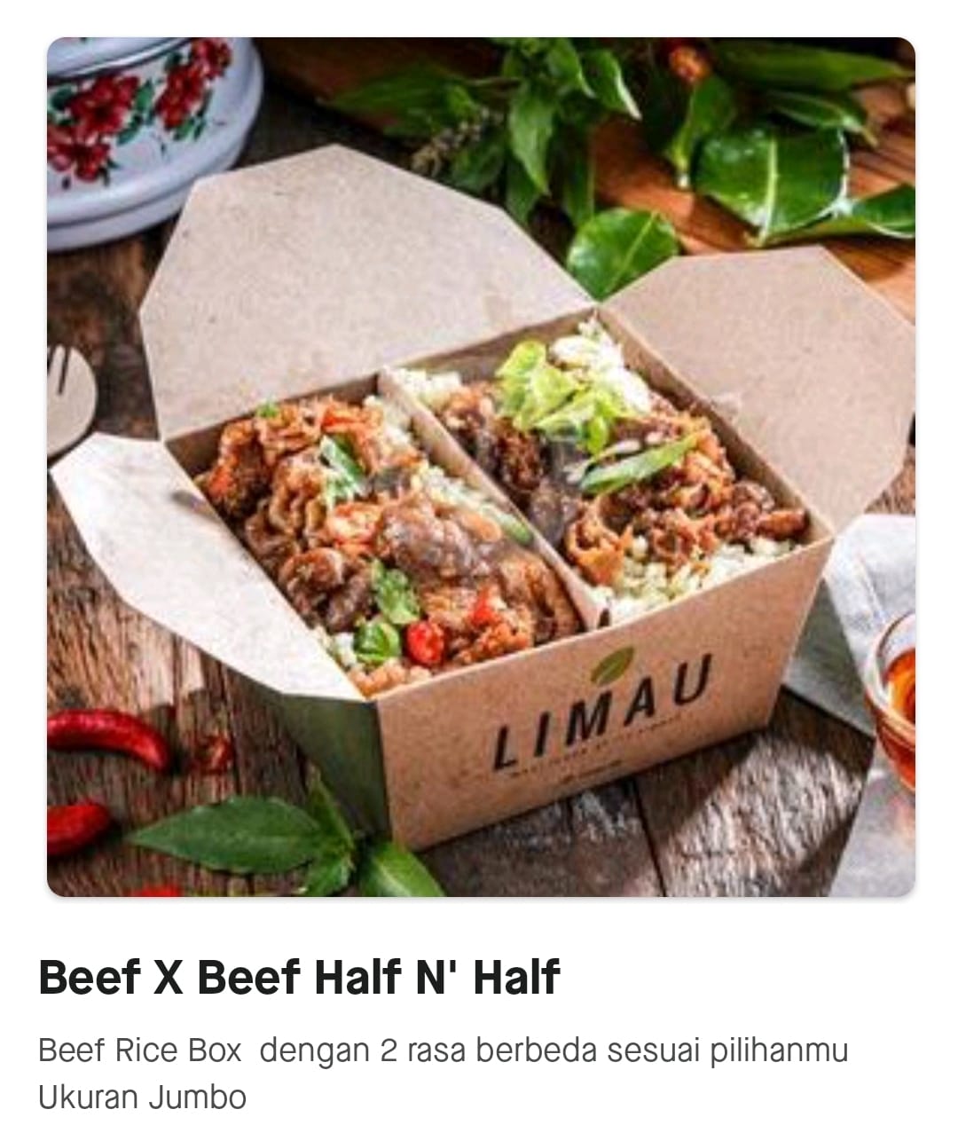 Jumbo - HALF N HALF Beef x Beef