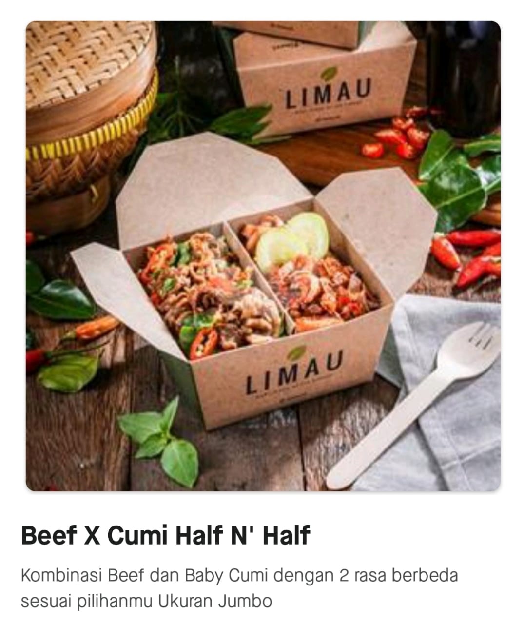 Jumbo - HALF N HALF Beef x Cumi