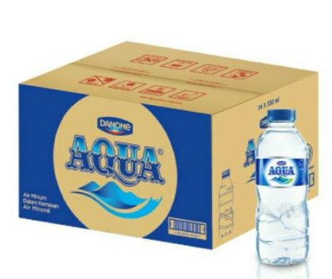 AQUA  BOTOL 330 ML ( 1 DUS )