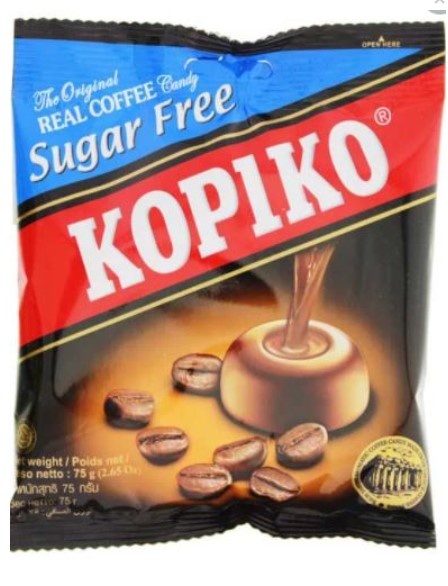 Kopiko Permen Kopi Bebas Gula 75 Gr