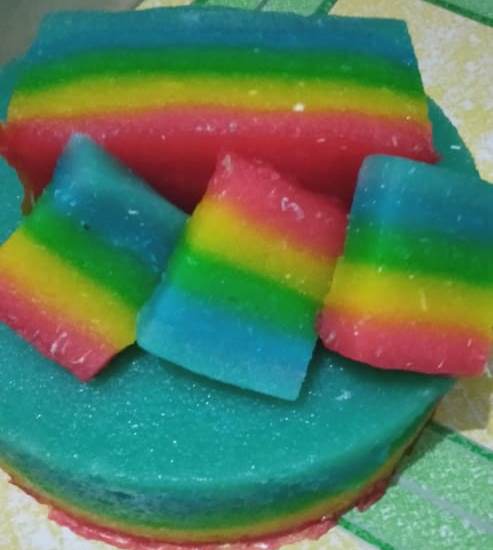 Kue Lapis Pelangi Singkong -  Rp. 90,000,- / Loyang (Min Order 1 Loyang - Max Order 6 Loyang)