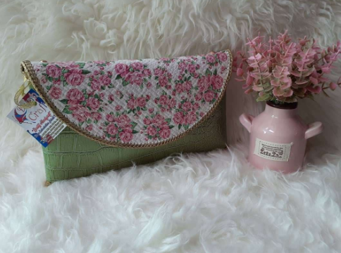 Clutch Bag : Little Rose