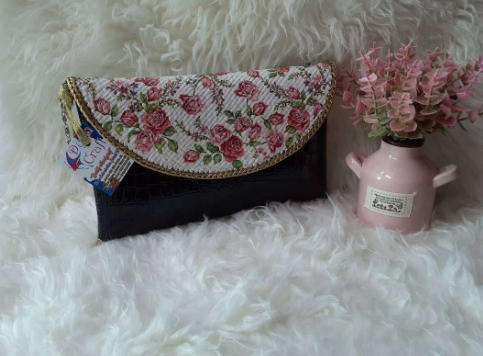 Clutch Bag : Rose