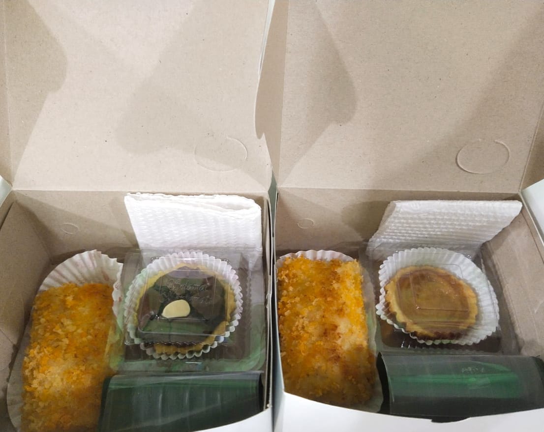 Snack Lemper Abon, Pie Brownies/Pie Susu, Risol