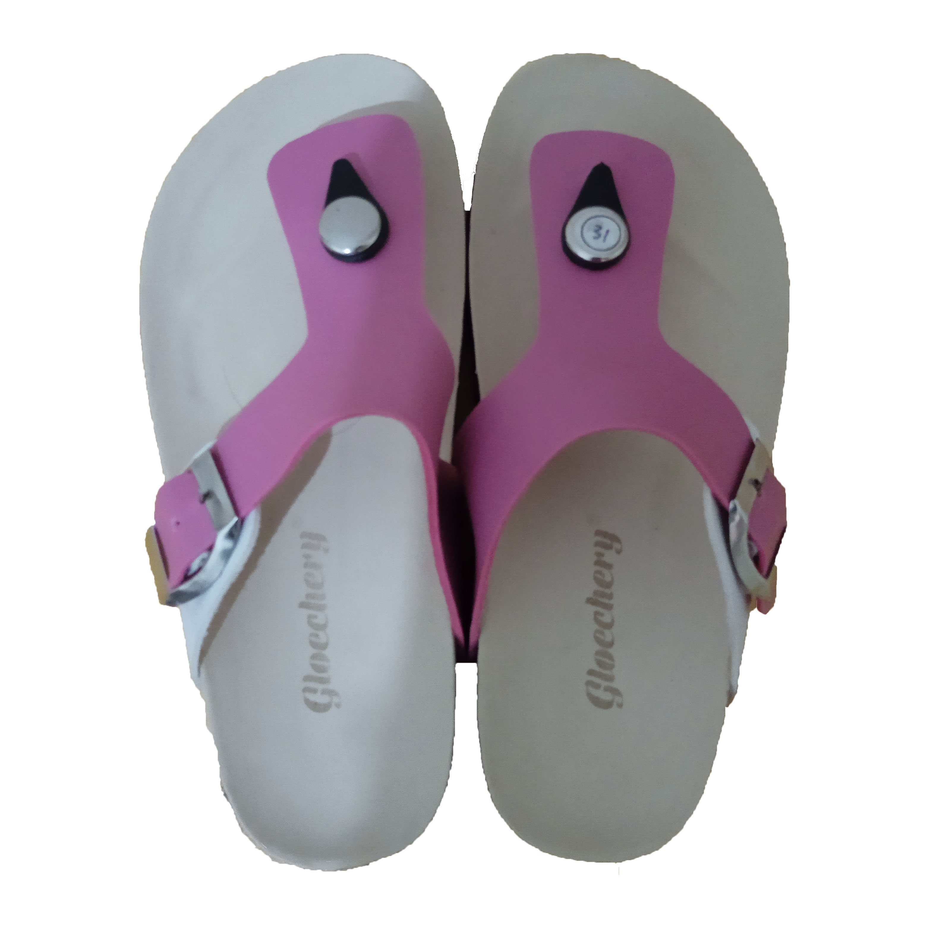 Sandal Anak Jepit Perempuan Laki Laki Casual Teens 01 Fuchia White