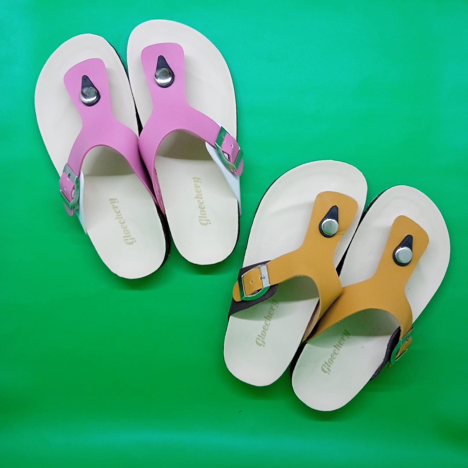 Sandal Anak Jepit Perempuan Laki Laki Casual Teens 01 Fuchia White