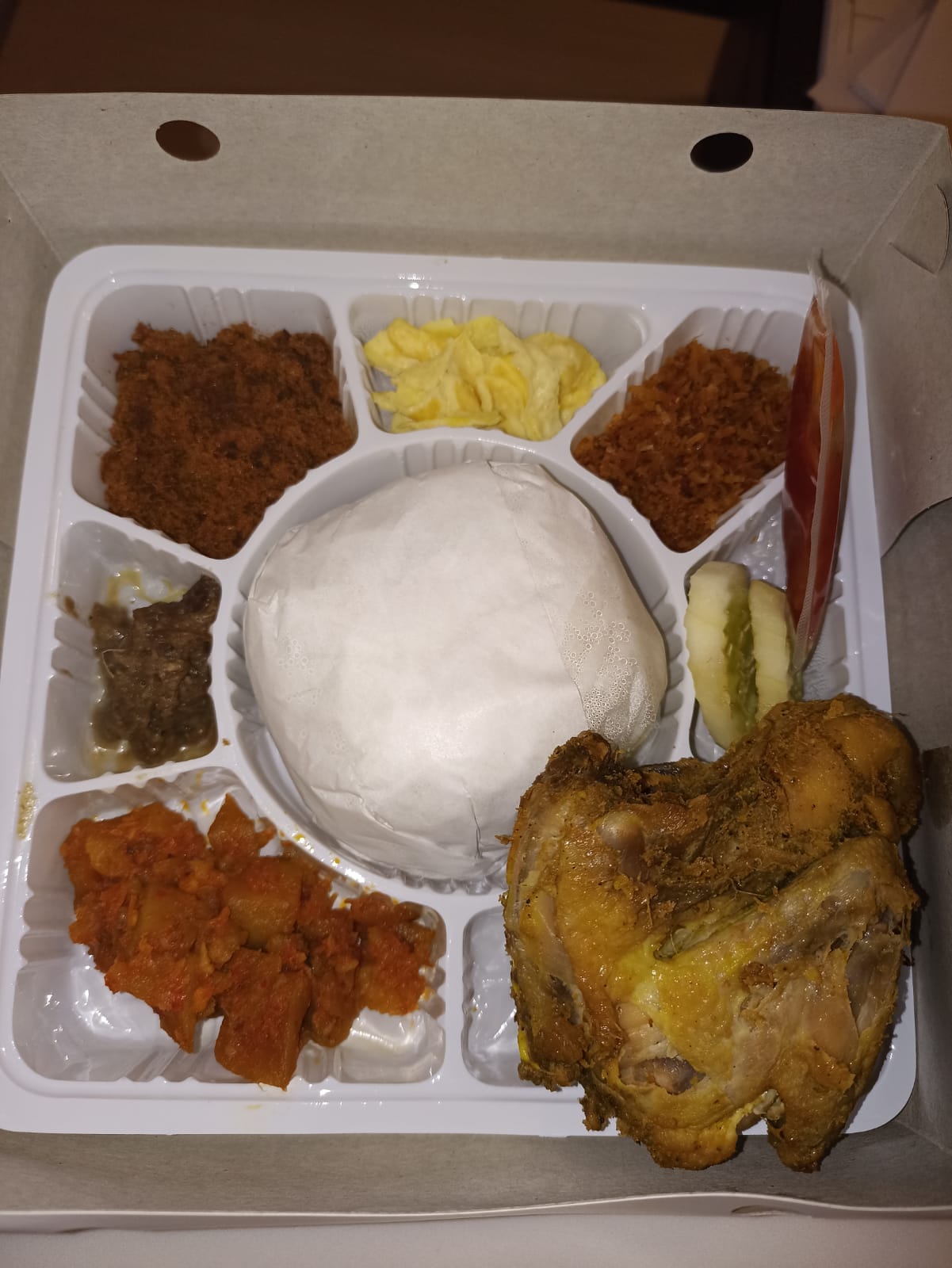 NASI BOX KEDAI KOSEK PAKET A