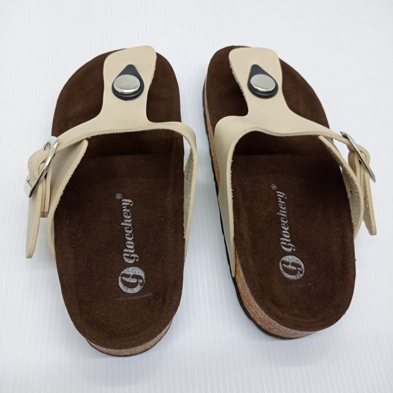 Sandal Anak Jepit Perempuan Laki laki Casual Girly 01 Beige