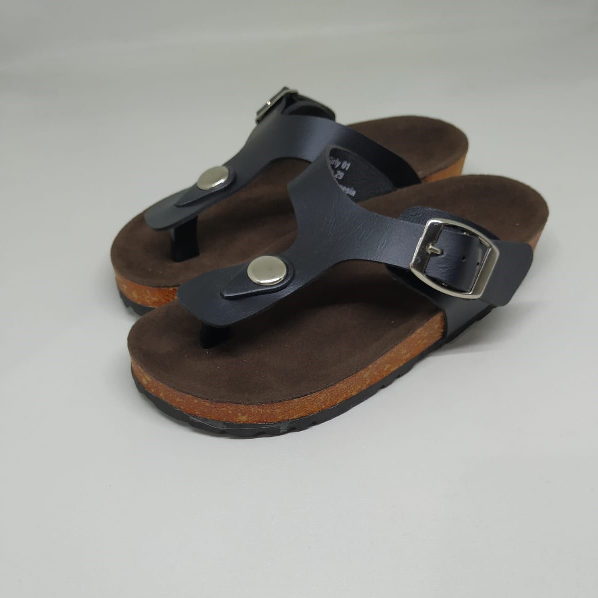 Sandal Anak Jepit Perempuan Laki laki Casual Girly 01 Black