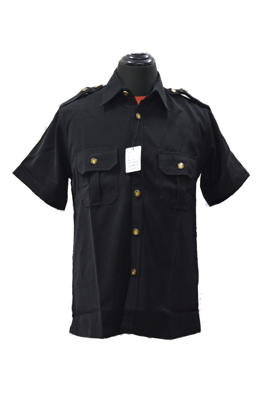 SERAGAM SAFARI (Baju / Kemeja Safari Hitam )