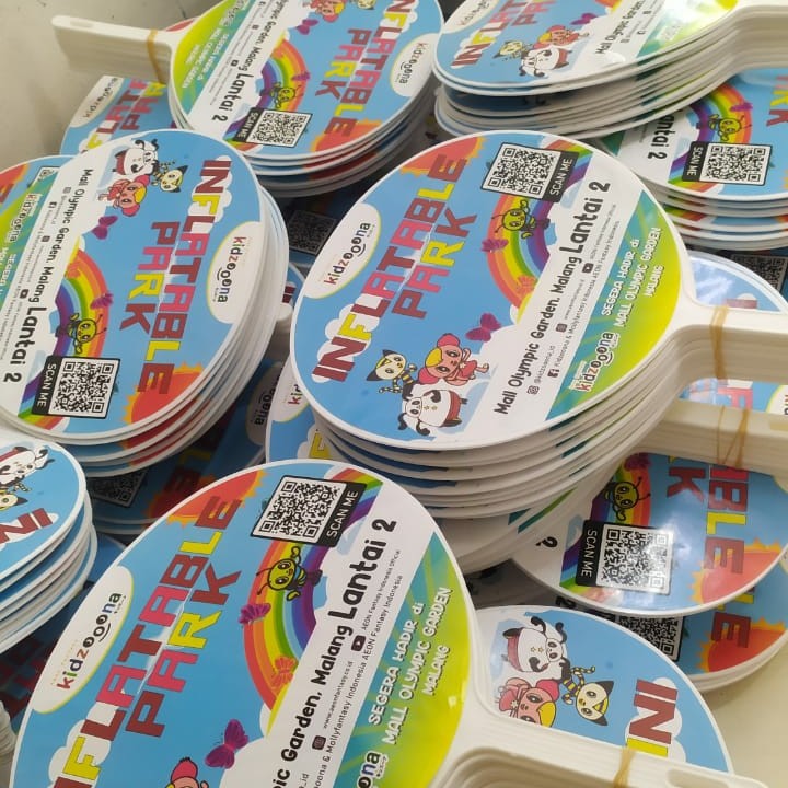 KIPAS KERANG CUSTOM / KIPAS SOUVENIR / KIPAS MERCHANDISE