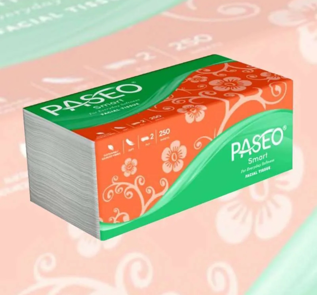 Tissue Paseo 250 sheet 2ply Tisu