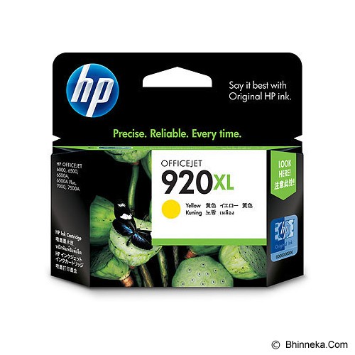 Tinta InkJet HP OfficeJet 920XL - CD974AA (Yellow)