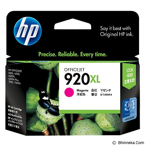 Tinta InkJet HP OfficeJet 920XL - CD973AA (Magenta)