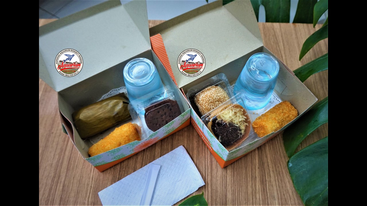 SNACK BOX AQUARIUM CATERING DHARMA DIANI