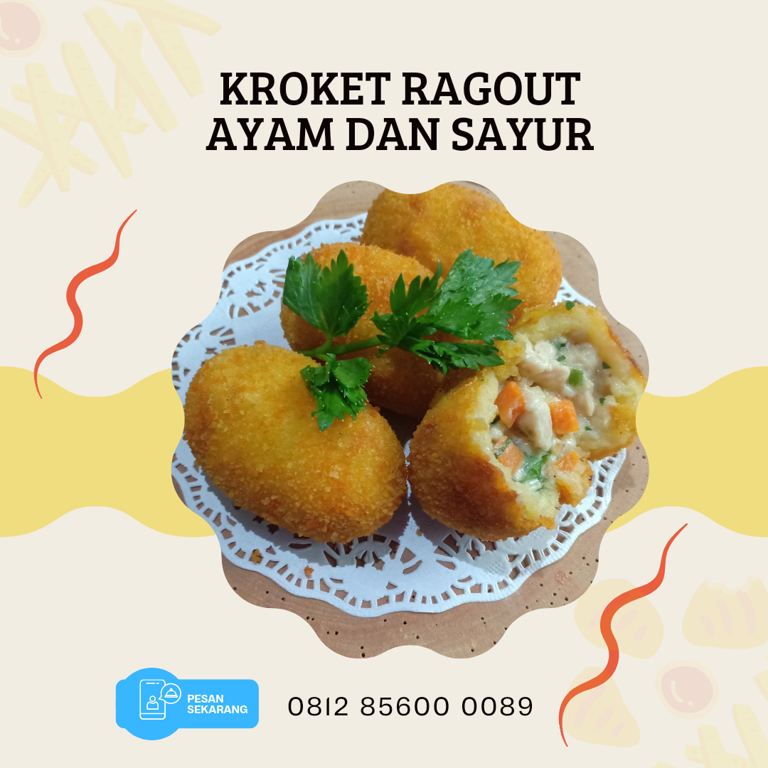 Kroket Ragout isi ayam dan sayur