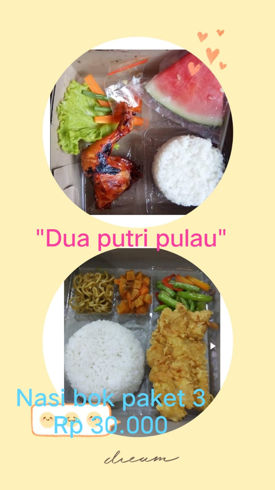 Nasi Box Paket 3 Dua Putri Pulau