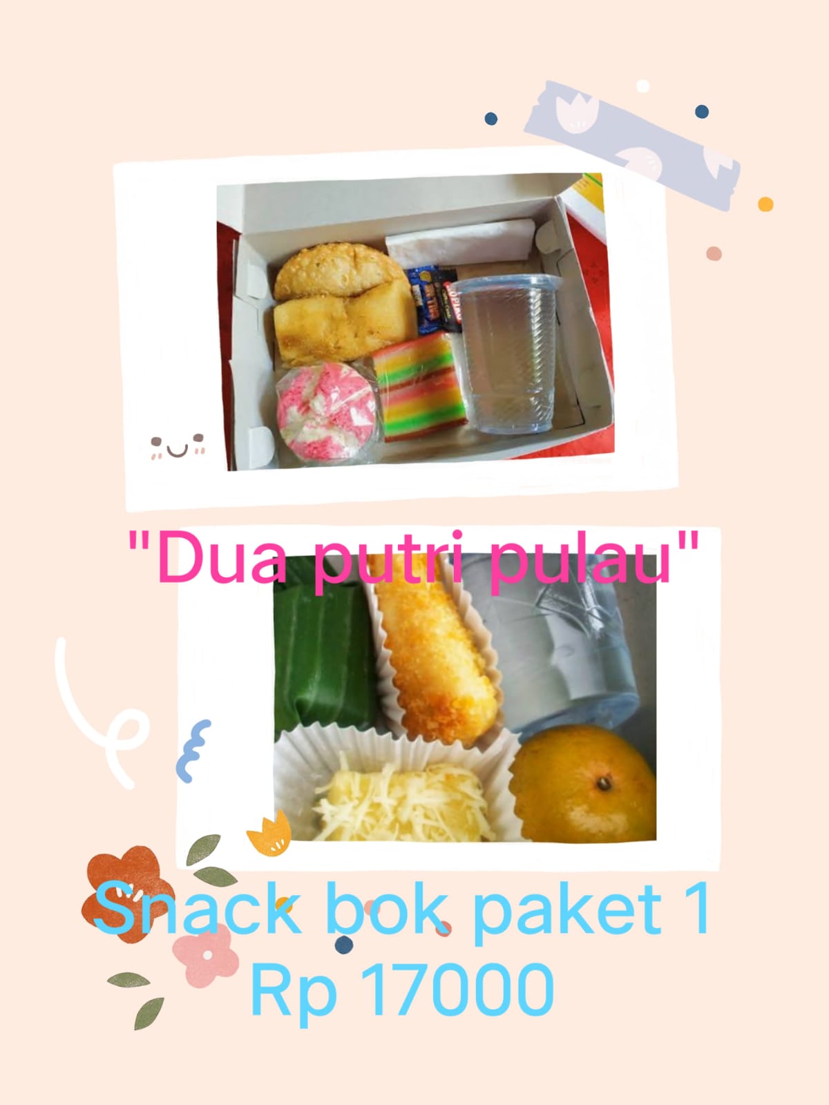 Snack Box Paket 1 Dua Putri Pulau
